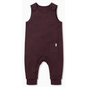 Mori Baby Ribbed Berry Romper One Piece Unionsuit Bamboo Viscose Snap
